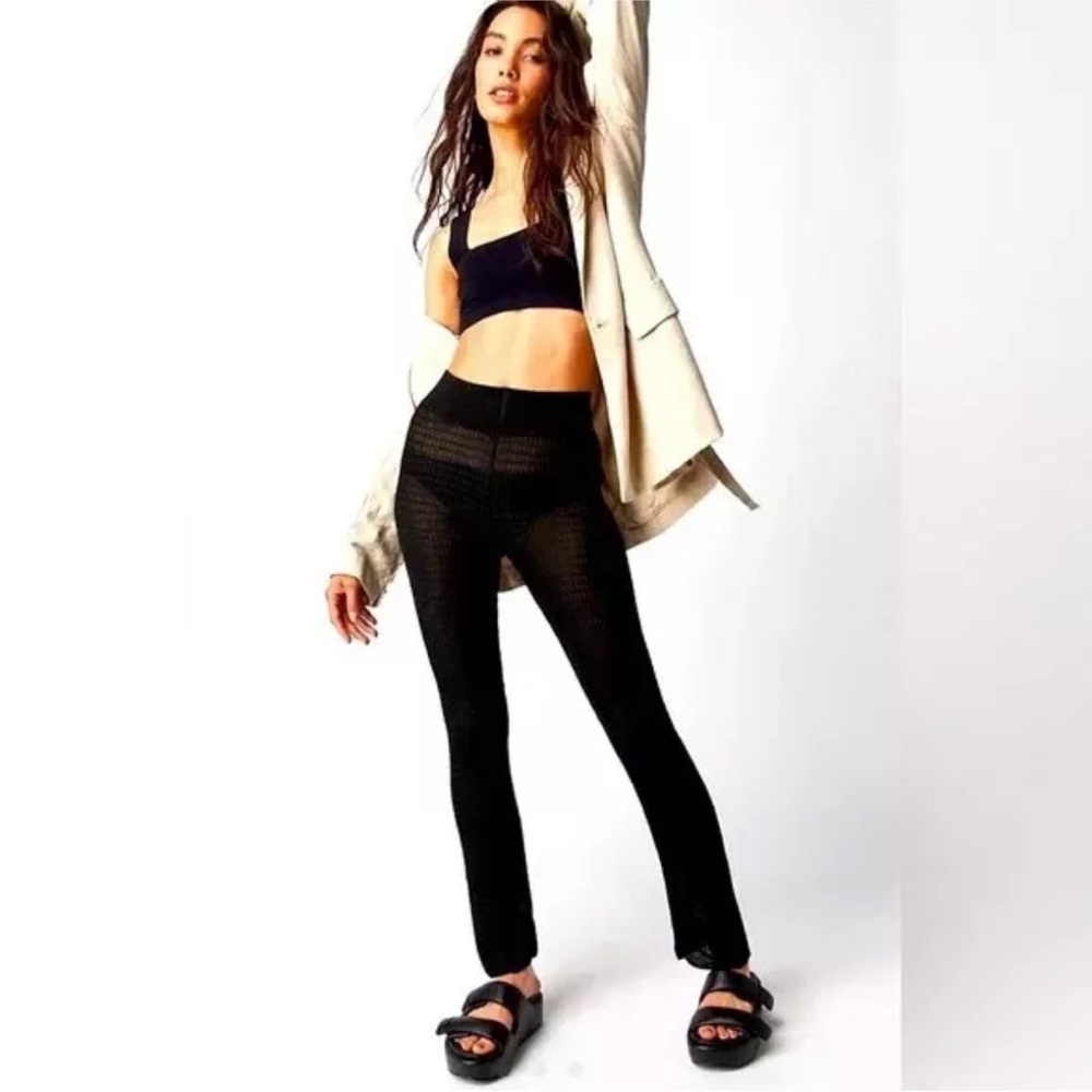 Free People Rosella Swit Pants Black Size medium nwot